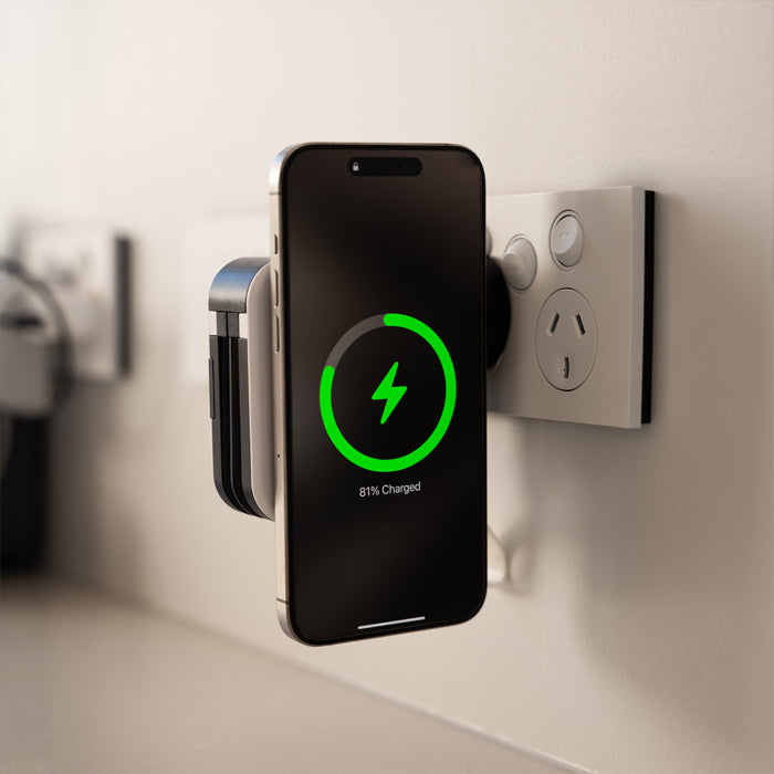 Charge and recharge at the same time.