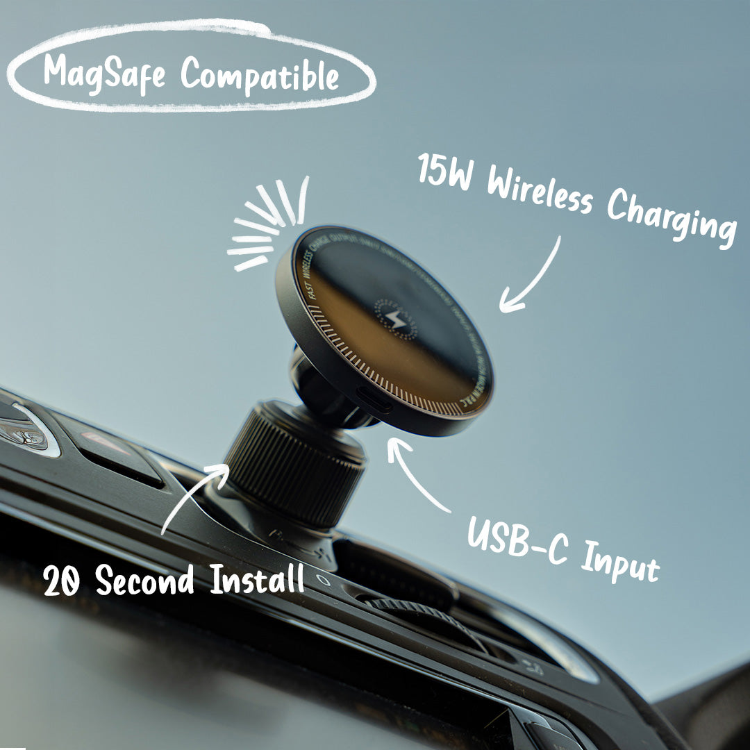 Dashed Mount® - Chargeur de voiture sans fil MagSafe