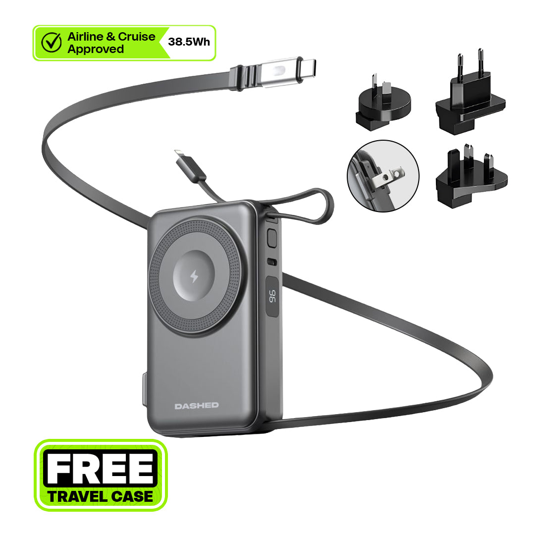 Dashed Roam® (5-in-1 Retractable Travel Charger)