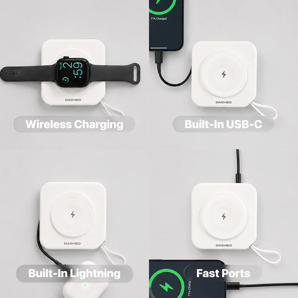 Dashed® TravelPod (5-in-1 Travel Charger)
