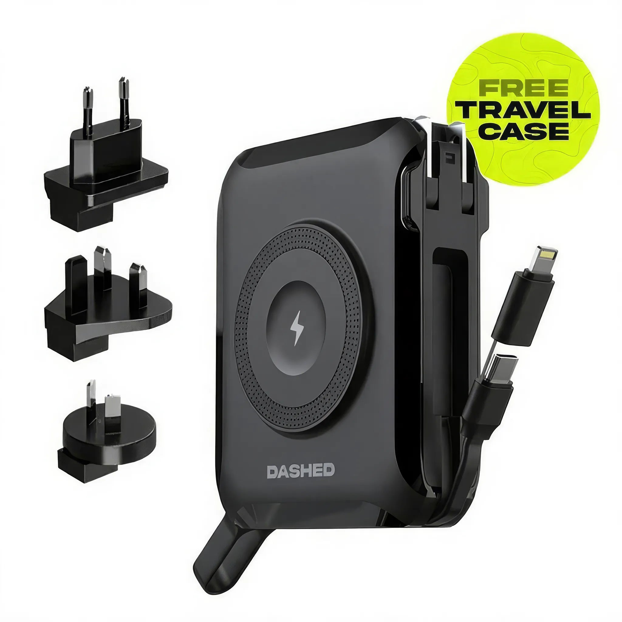 Dashed® TravelPod PRO (4-in-1 Laptop Travel Charger)