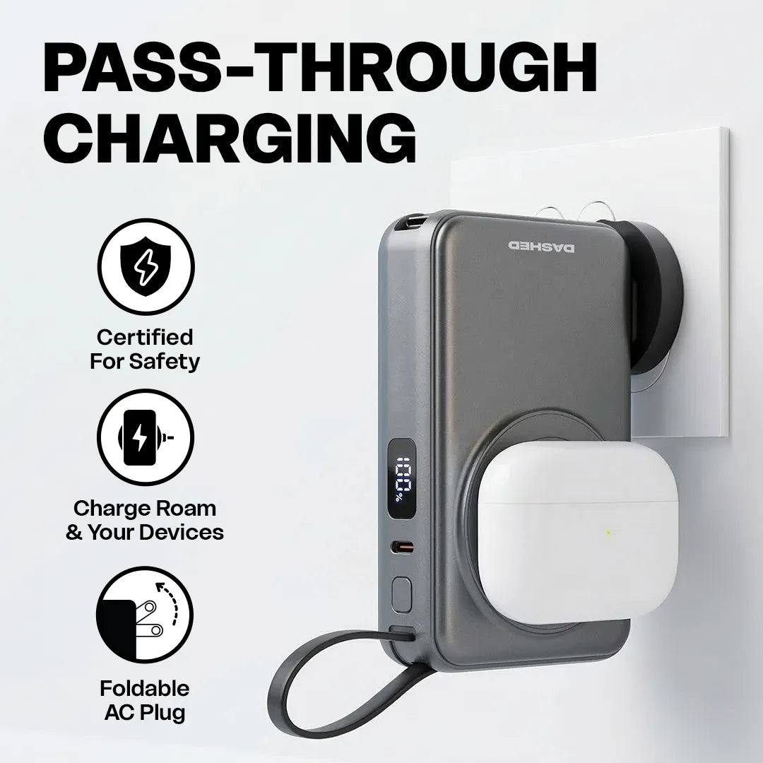 Dashed Roam® (5-in-1 Retractable Travel Charger)