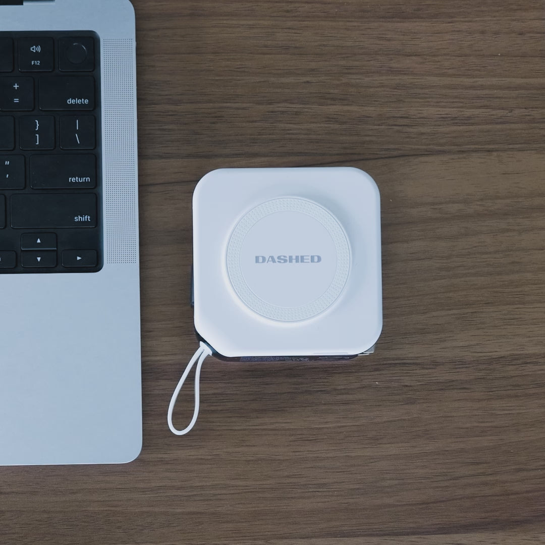 Travel Charger Charging Phone with a Magsafe Power Bank