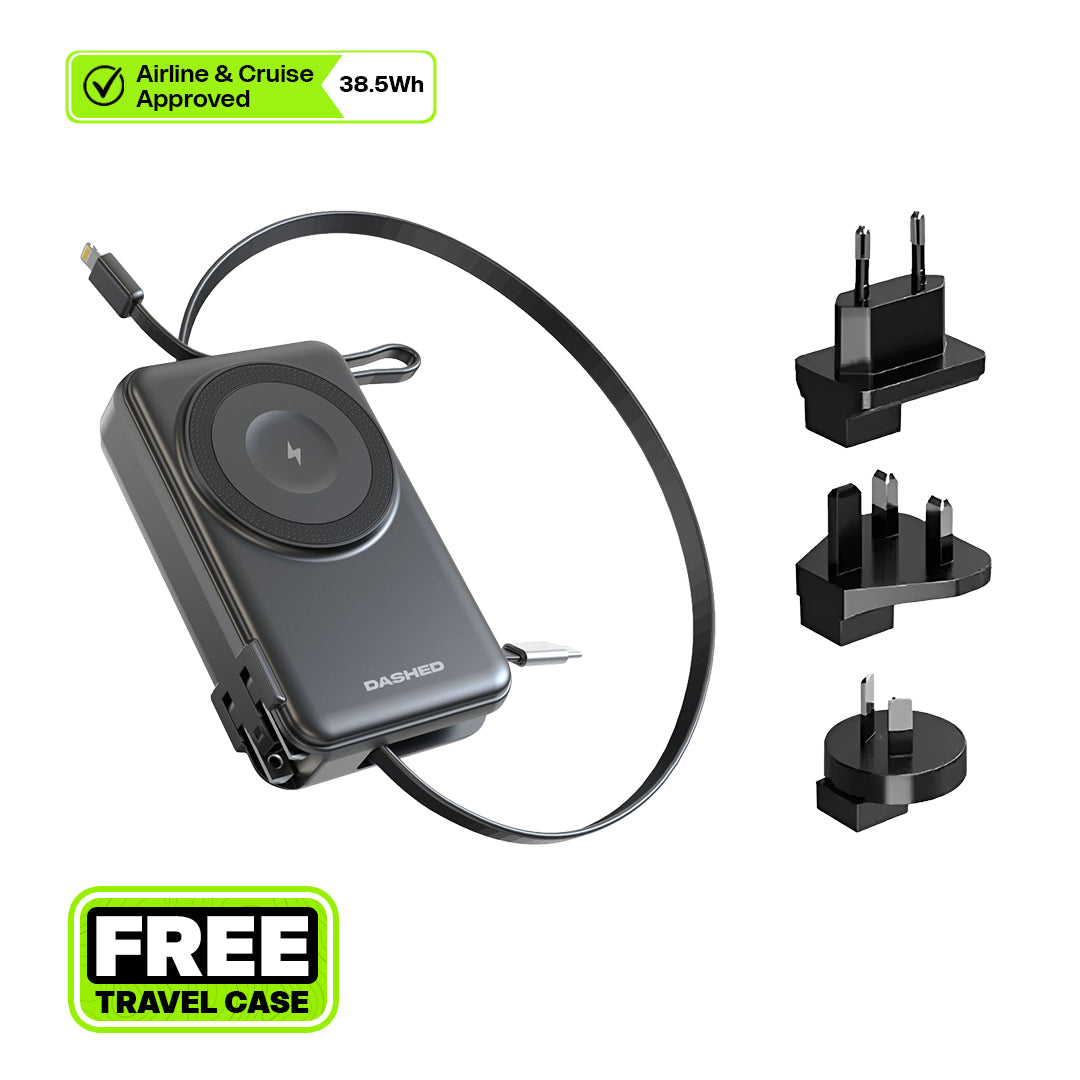 Dashed Roam® (5-in-1 Retractable Travel Charger)