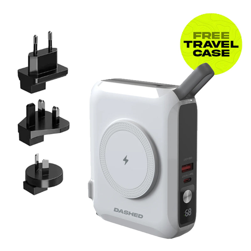 Dashed® TravelPod PRO (4-in-1 Laptop Travel Charger)